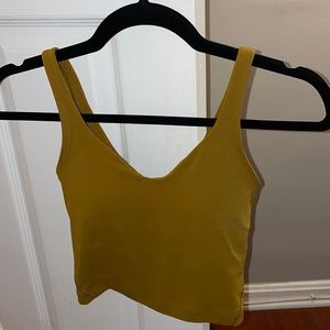 Lululemon Align Tank. Size 2. Color is Gold Spice.